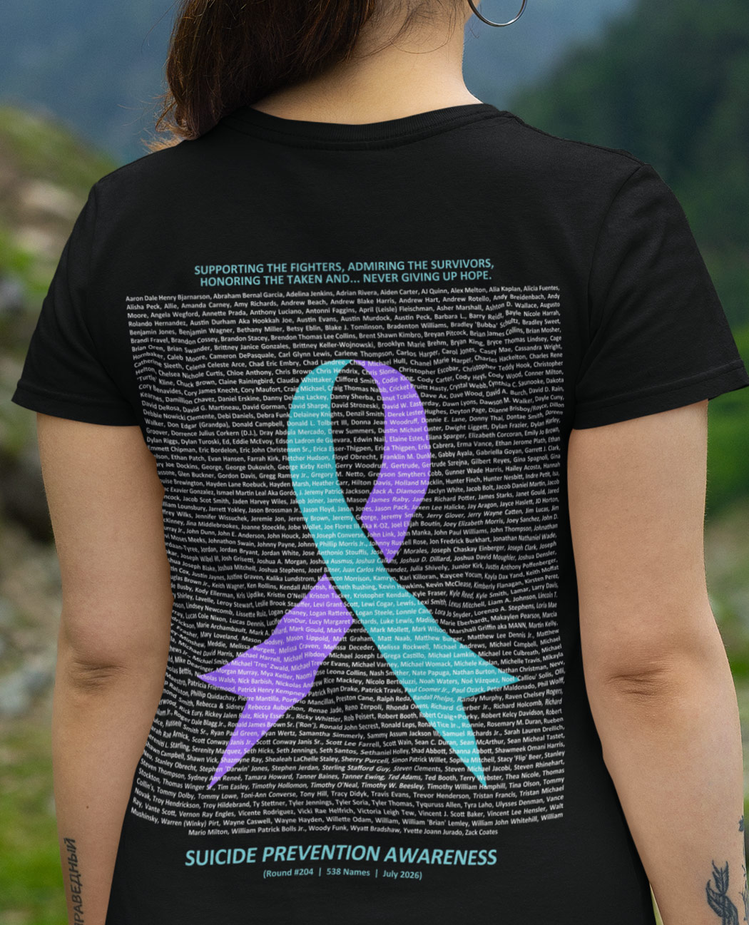 Suicide Prevention and Remembrance Story Shirt