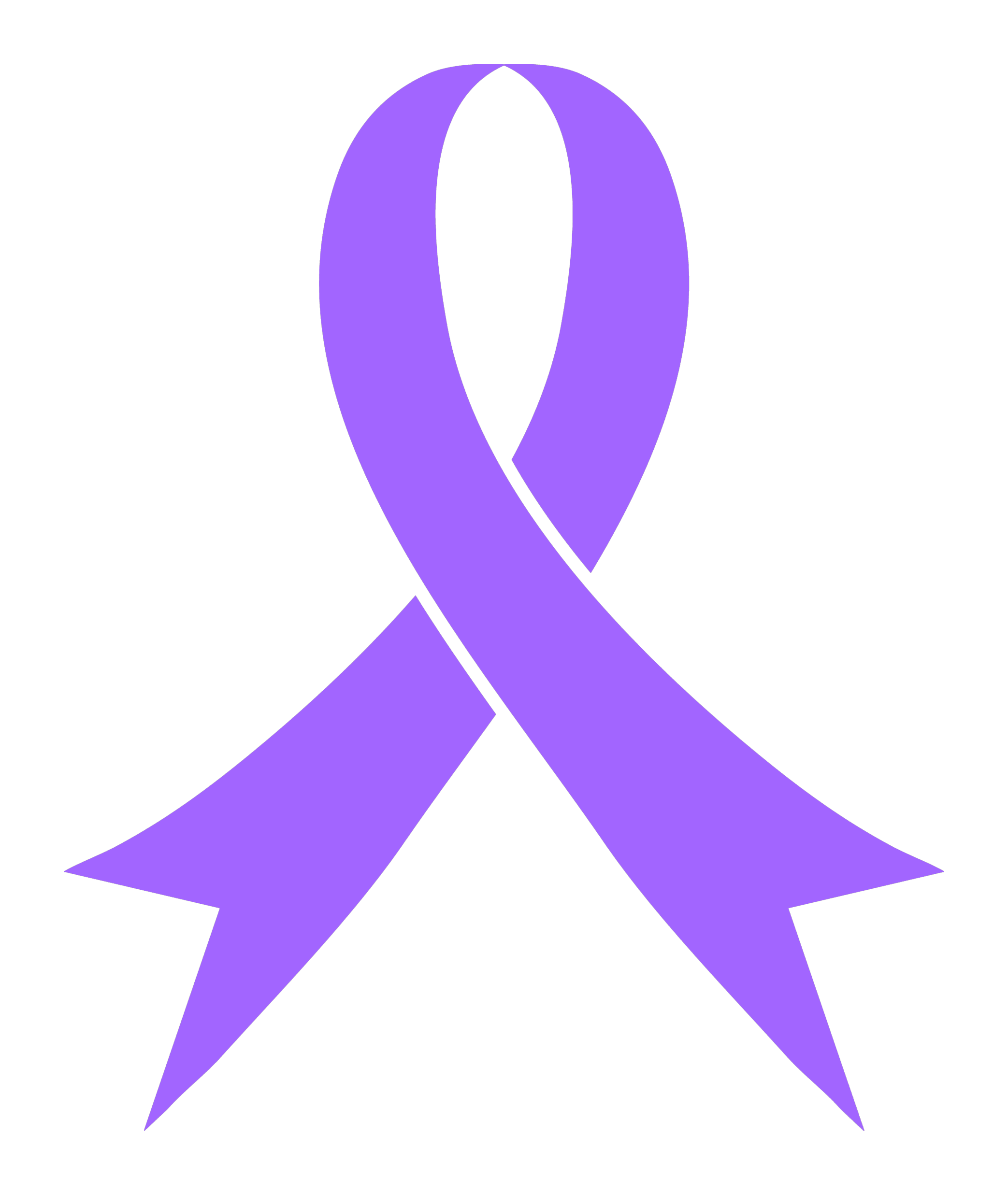 Alzheimer’s awareness ribbon