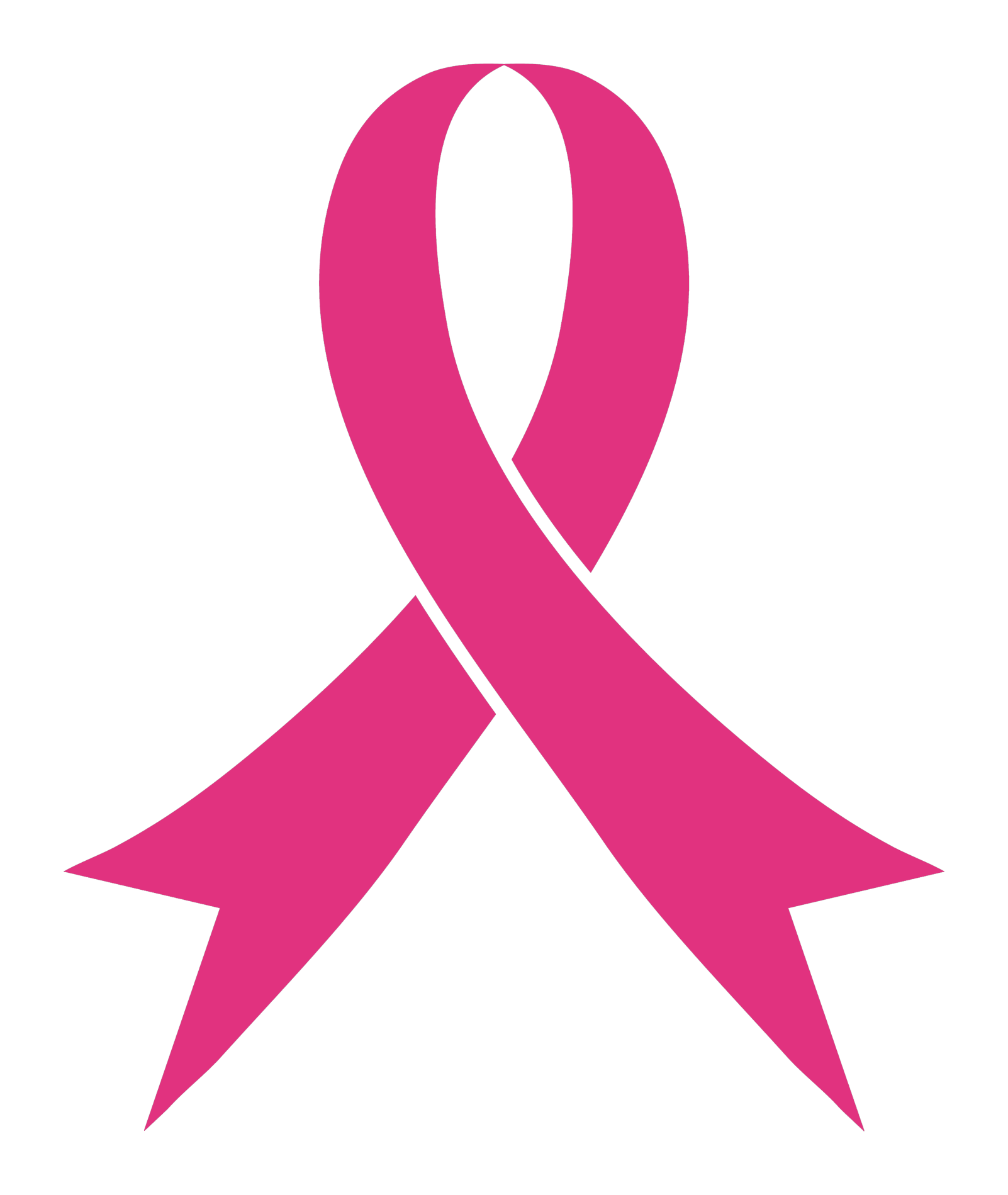 Breast cancer awareness ribbon