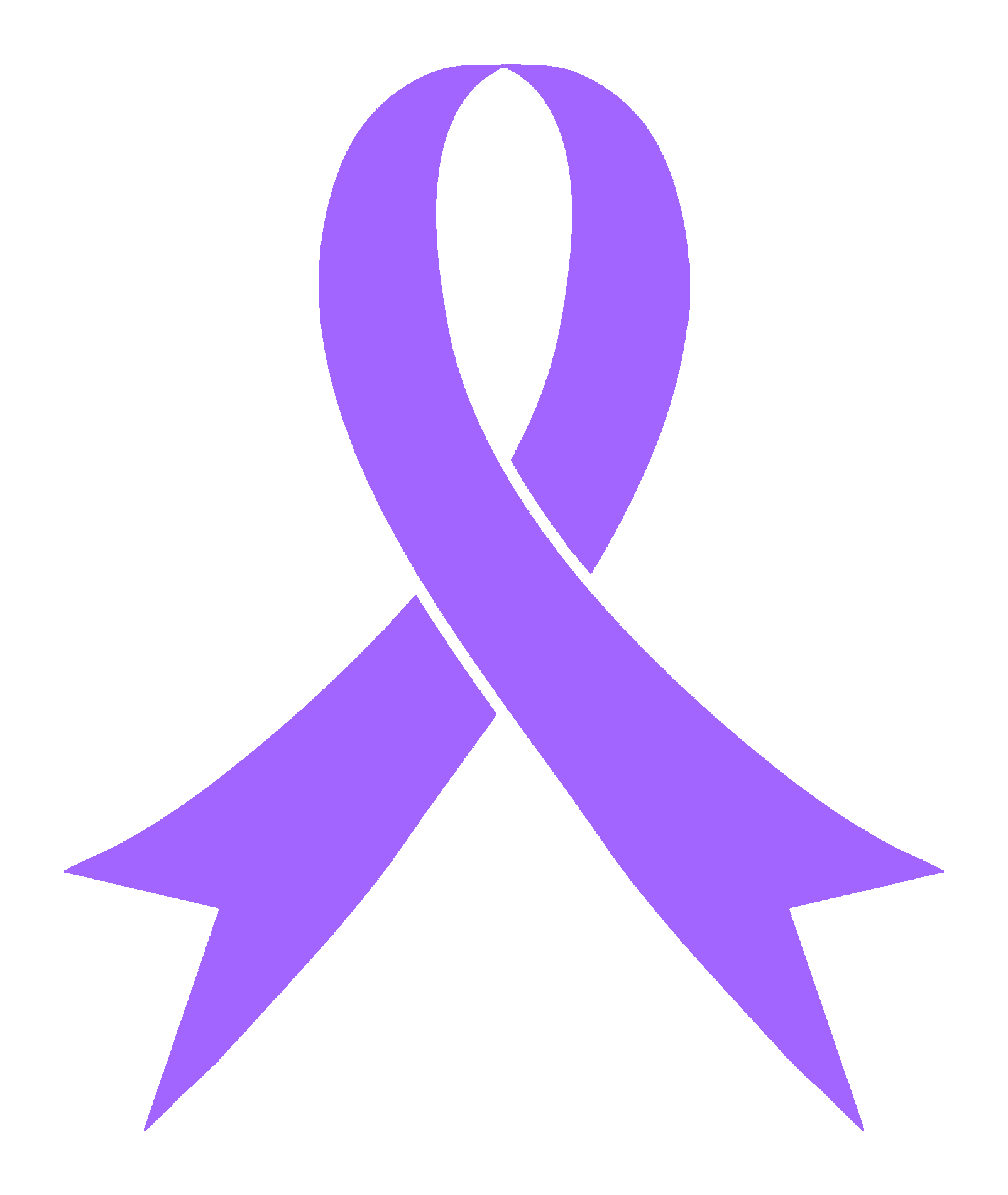 Dementia awareness ribbon