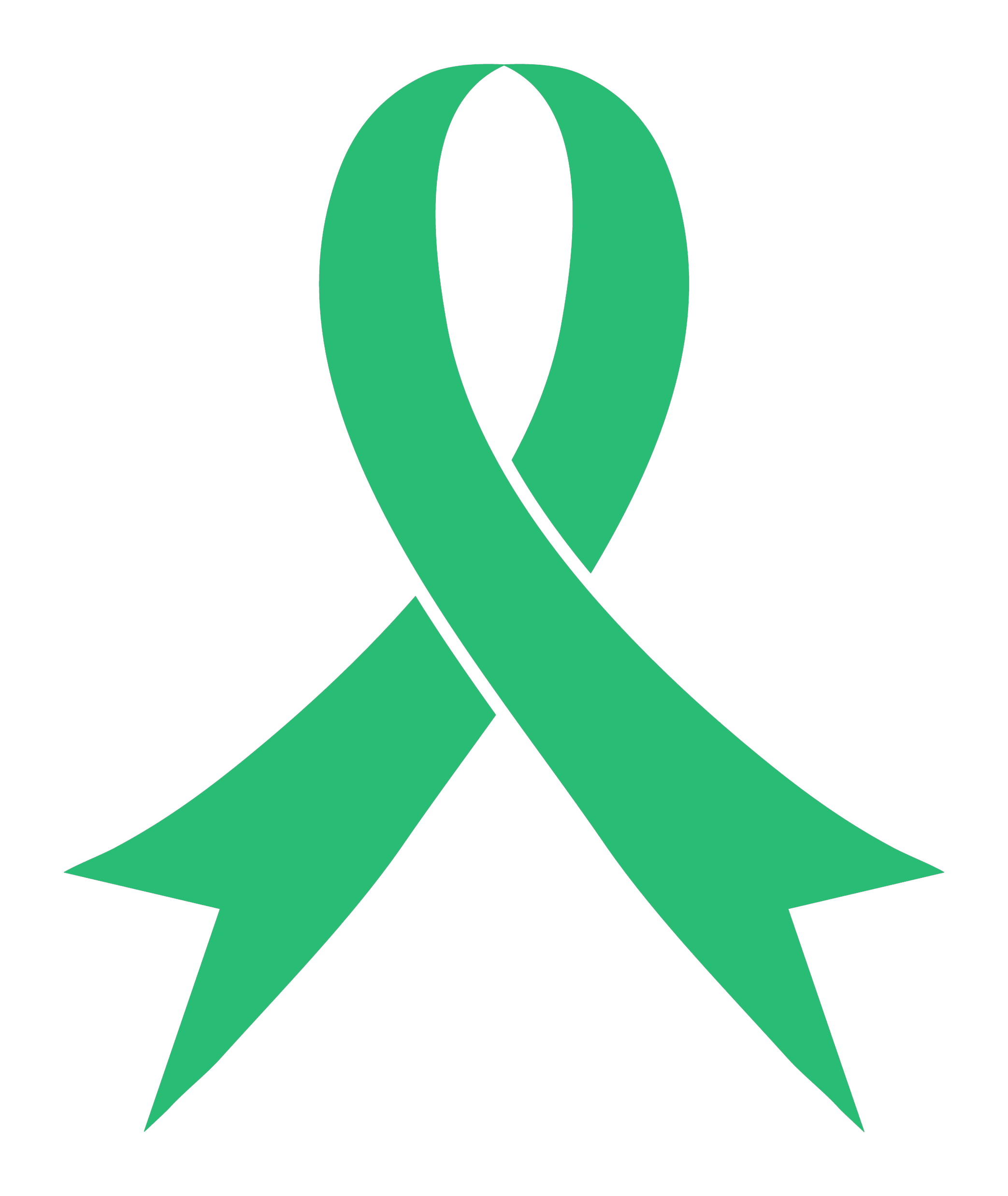 Kidney disease awareness ribbon