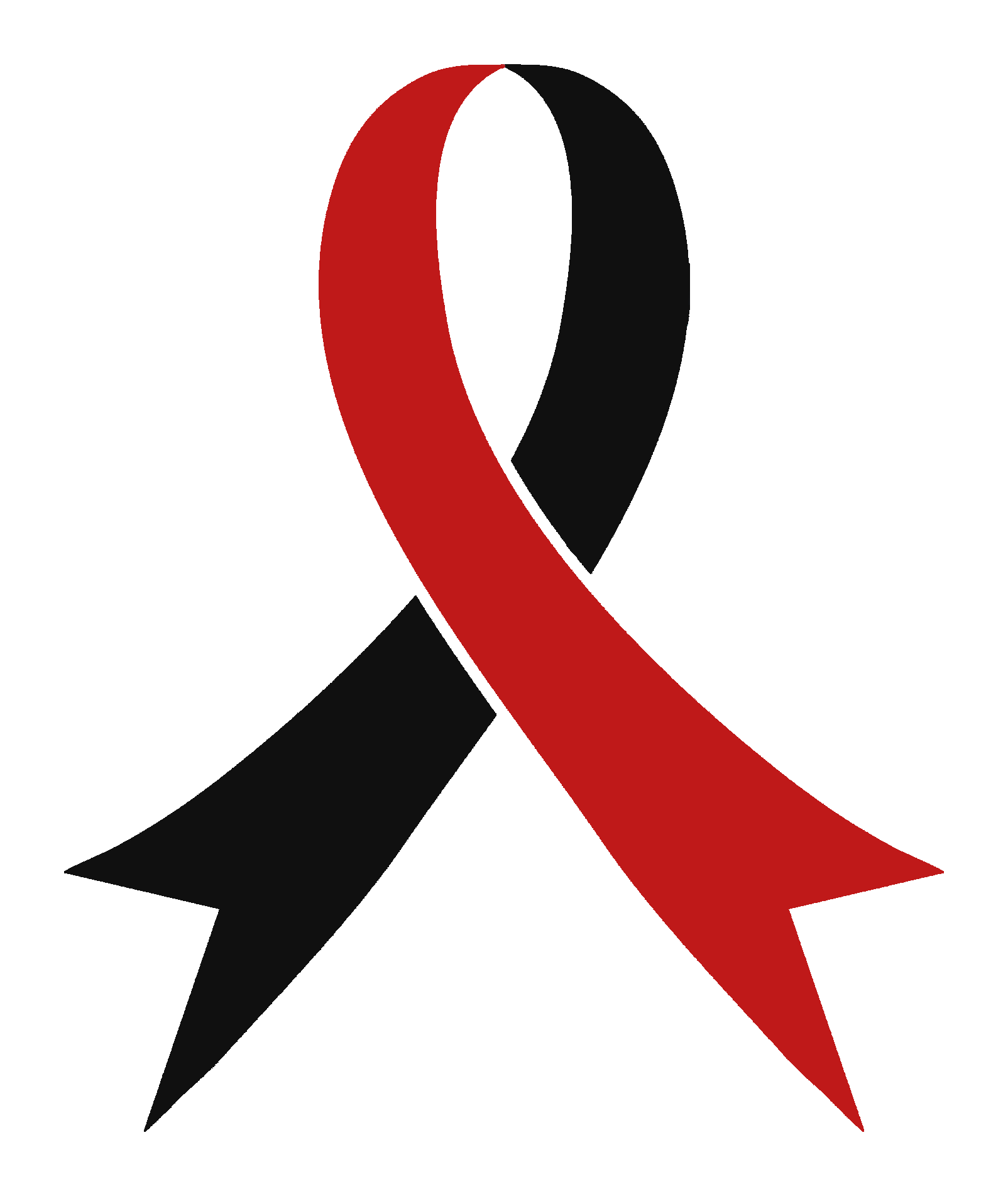 Sepsis awareness ribbon