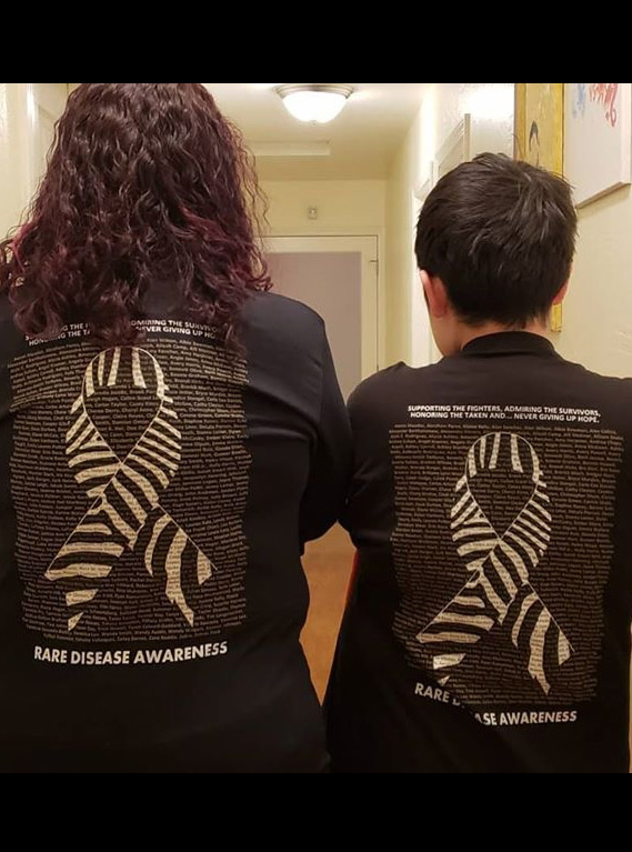 Customer wearing a NamesWear Story Shirt